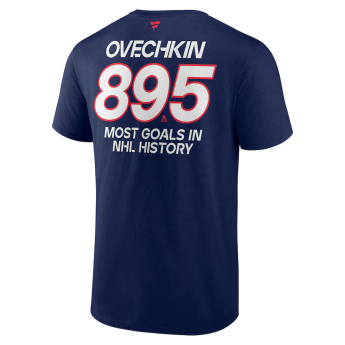 Washington Capitals мъжка тениска Alex Ovechkin #8 Washington Capitals The GR8 Chase Scorer Name & Number