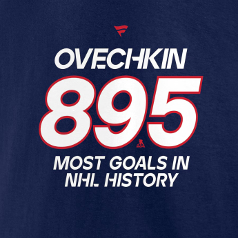 Washington Capitals мъжка тениска Alex Ovechkin #8 Washington Capitals The GR8 Chase Scorer Name & Number