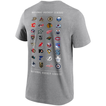 NHL продукти мъжка тениска NHL All Team Graphic grey