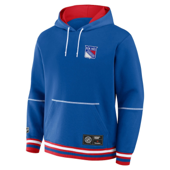 New York Rangers мъжки суитшърт с качулка Foundation blue