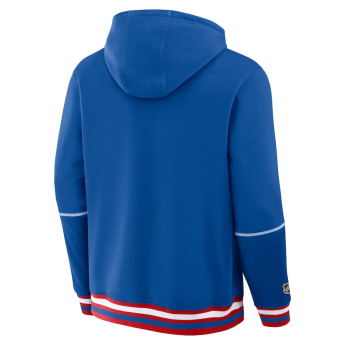 New York Rangers мъжки суитшърт с качулка Foundation blue