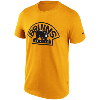Boston Bruins мъжка тениска Primary Logo Graphic yellow