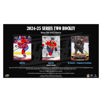 NHL кутии хокей карти NHL 2024-25 Upper Deck Series 2 Tin Box
