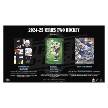 NHL кутии хокей карти NHL 2024-25 Upper Deck Series 2 Tin Box