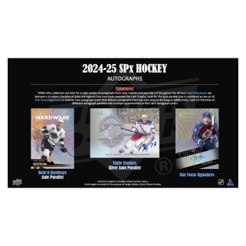 NHL кутии хокей карти NHL 2024-25 Upper Deck SPx Hockey Hobby Box