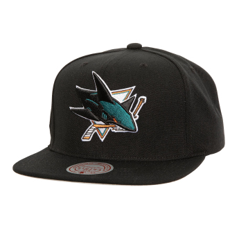 San Jose Sharks шапка с козирка flat Conference Patch Snapback