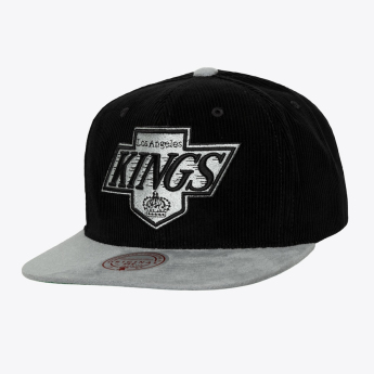 Los Angeles Kings шапка с козирка flat Sueduroy Snapback