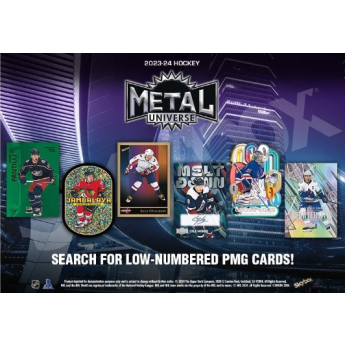 NHL кутии хокей карти NHL 2023-24 Upper Deck Skybox Metal Universe Blaster Box