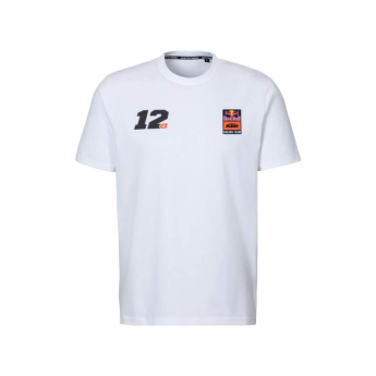 Red Bull KTM мъжка тениска rider Maverick Vinales white 2025