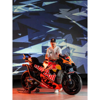 Red Bull KTM мъжка тениска rider Maverick Vinales white 2025