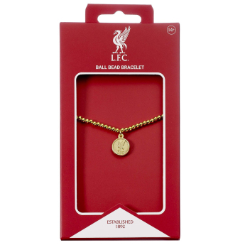 Liverpool FC гривна Gold Finish Bead