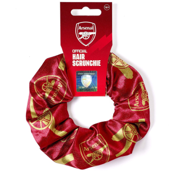 Arsenal FC ластик за коса colourful satin