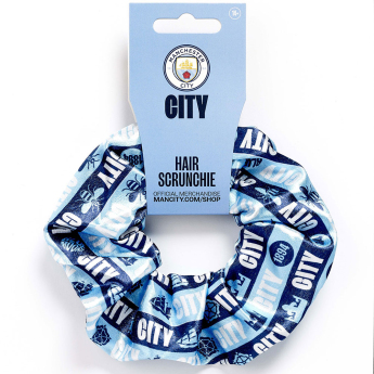 Manchester City ластик за коса colourful satin