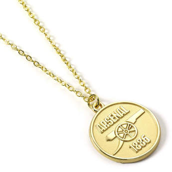 Arsenal FC висулка за врата Gold Finish Crest Necklace