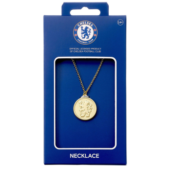 Chelsea FC висулка за врата Gold Finish Crest Necklace