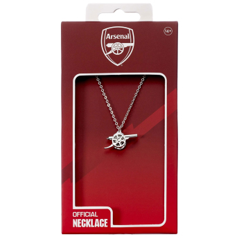 Arsenal FC висулка за врата Silver Finish Cannon Necklace