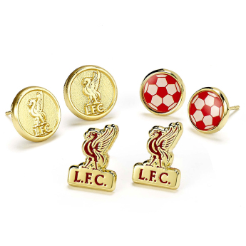 Liverpool FC комплект обеци three unique designs