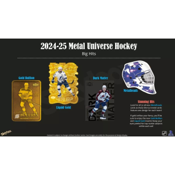NHL кутии хокей карти NHL 2024-25 Upper Deck Skybox Metal Universe Hobby Box