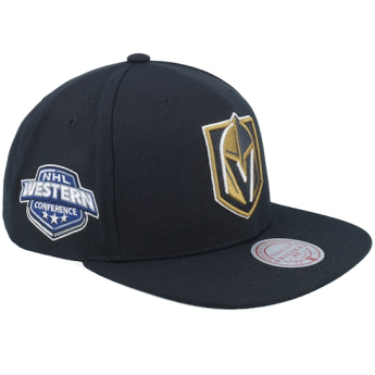 Vegas Golden Knights шапка с козирка flat Conference Patch Snapback