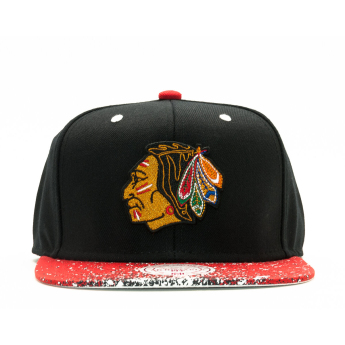 Chicago Blackhawks шапка с козирка flat Splatters Snapback