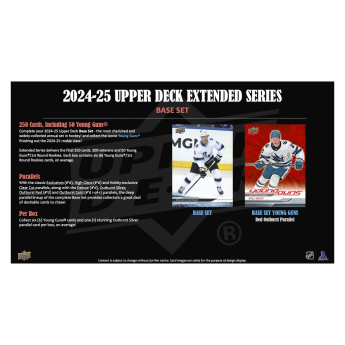 NHL кутии хокей карти NHL 2024-25 Upper Deck Extended Series Hobby Box