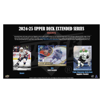 NHL кутии хокей карти NHL 2024-25 Upper Deck Extended Series Hobby Box
