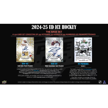 NHL кутии хокей карти NHL 2024-25 Upper Deck Ice Hockey Hobby Box