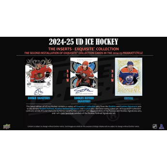 NHL кутии хокей карти NHL 2024-25 Upper Deck Ice Hockey Hobby Box