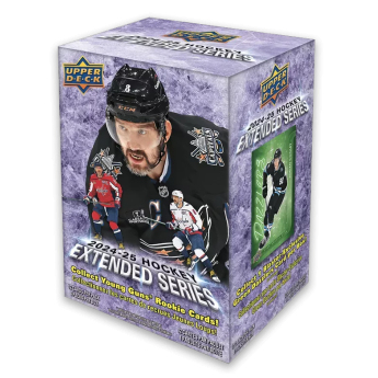 NHL кутии хокей карти NHL 2024-25 Upper Deck Extended Series Hockey Blaster Box