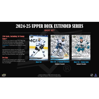 NHL кутии хокей карти NHL 2024-25 Upper Deck Extended Series Hockey Blaster Box