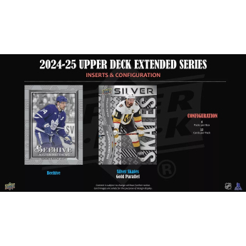 NHL кутии хокей карти NHL 2024-25 Upper Deck Extended Series Hockey Blaster Box