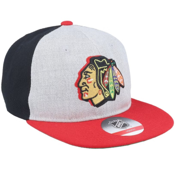 Chicago Blackhawks детска шапка с  козирка flat Lifestyle Deadstock Grey
