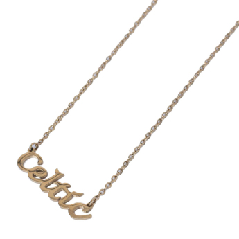 Celtic FC висулка за врата Gold Plated Name Dropper Necklace