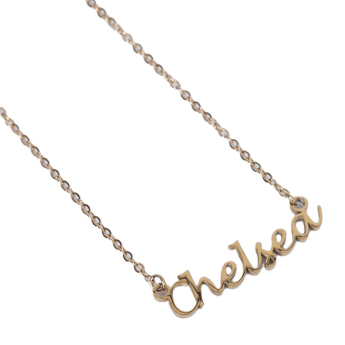 Chelsea FC висулка за врата Gold Plated Name Dropper Necklace