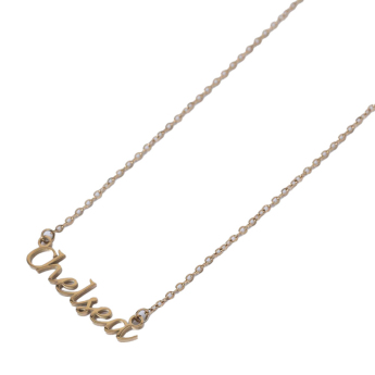 Chelsea FC висулка за врата Gold Plated Name Dropper Necklace