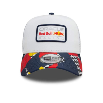 Red Bull Racing баскетболна шапка с козирка Abstract Trucker white F1 Team 2025