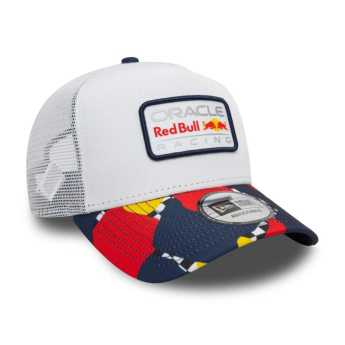Red Bull Racing баскетболна шапка с козирка Abstract Trucker white F1 Team 2025