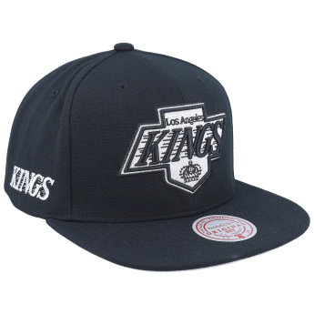 Los Angeles Kings шапка с козирка flat Evergreen Black White Snapback Vntg