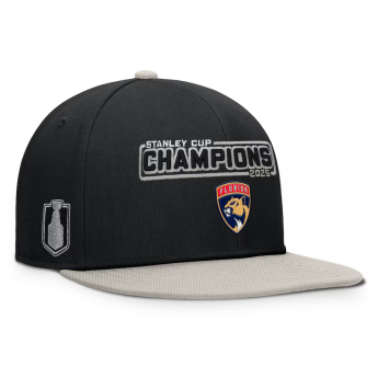 Florida Panthers шапка с козирка flat 2025 Stanley Cup Champions Snapback Hat black