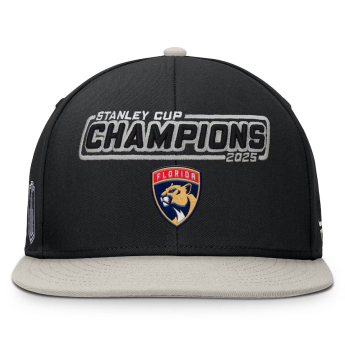 Florida Panthers шапка с козирка flat 2025 Stanley Cup Champions Snapback Hat black