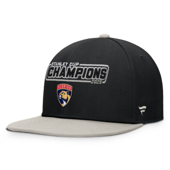 Florida Panthers шапка с козирка flat 2025 Stanley Cup Champions Snapback Hat black