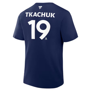 Florida Panthers мъжка тениска 2025 Stanley Cup Champions Name & Number - Matthew Tkachuk #19