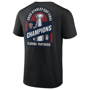 Florida Panthers мъжка тениска 2025 Stanley Cup Champions Shine black