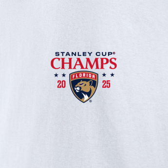 Florida Panthers мъжка тениска 2025 Stanley Cup Champions Jersey Roster white