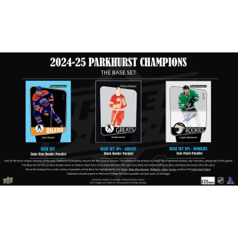 NHL кутии хокей карти NHL 2024-25 Upper Deck Parkhurst Champions Hockey Hobby box