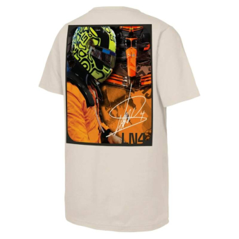 McLaren Honda детска тениска Lando Norris NE white F1 Team 2025