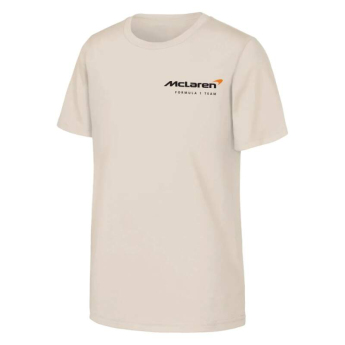 McLaren Honda детска тениска Lando Norris NE white F1 Team 2025