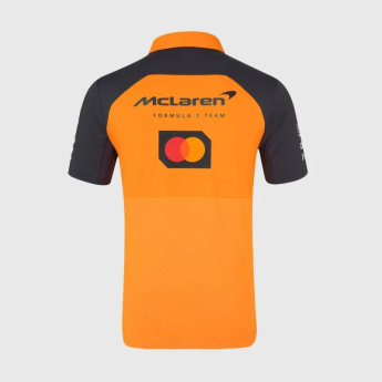 McLaren Honda мъжка поло тениска official Teamline Replica orange F1 Team 2025
