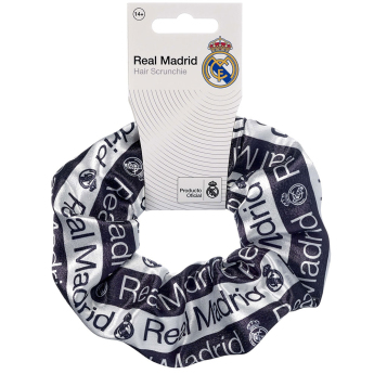 Real Madrid CF ластик за коса Text Hair Scrunchie