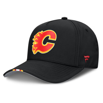 Calgary Flames баскетболна шапка с козирка 2025 Draft Authentic Pro Structured Adjustable